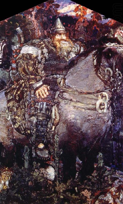 Mikhail Vrubel Warrior oil painting picture